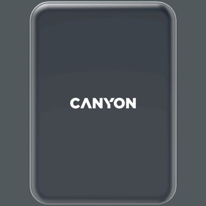 CANYON CH-15, Car holder and wireless charger MegaFix, C-15, 15W, Input: USB-C: 5V/2A, 9V/3A; Output: 5W, 7.5W, 10W, 15W;89*65*12mm,0.195kg,black