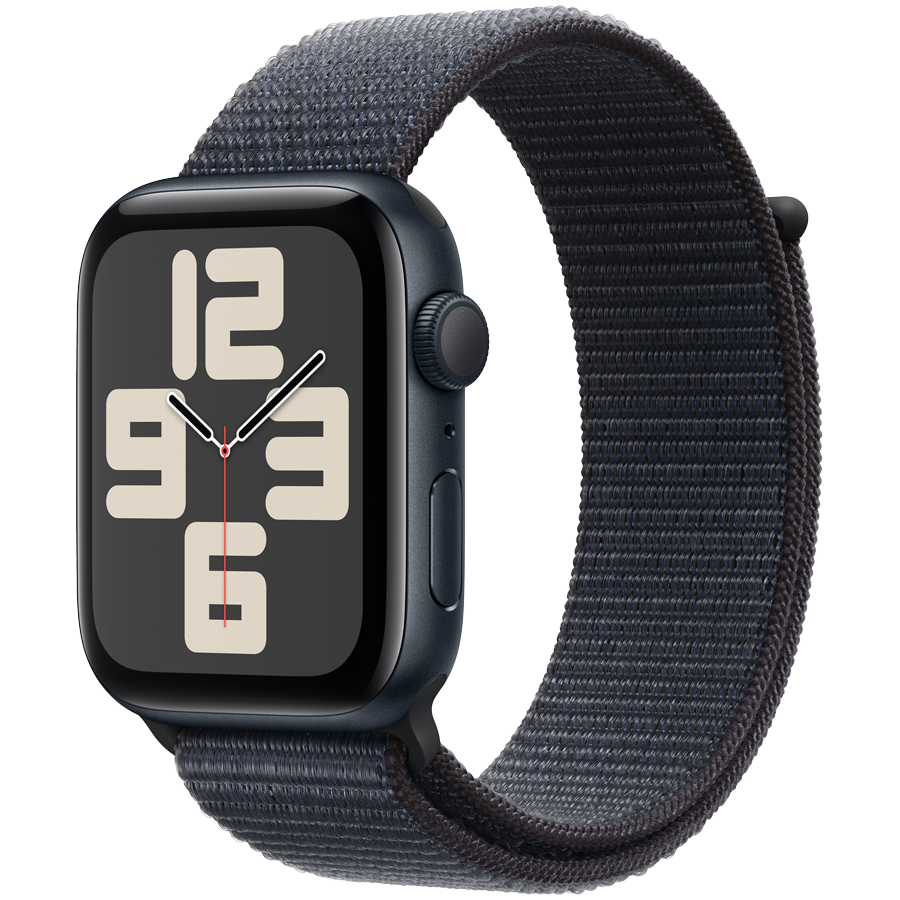 Apple Watch SE GPS 44mm Midnight Aluminium Case with Ink Sport Loop,Model A2723