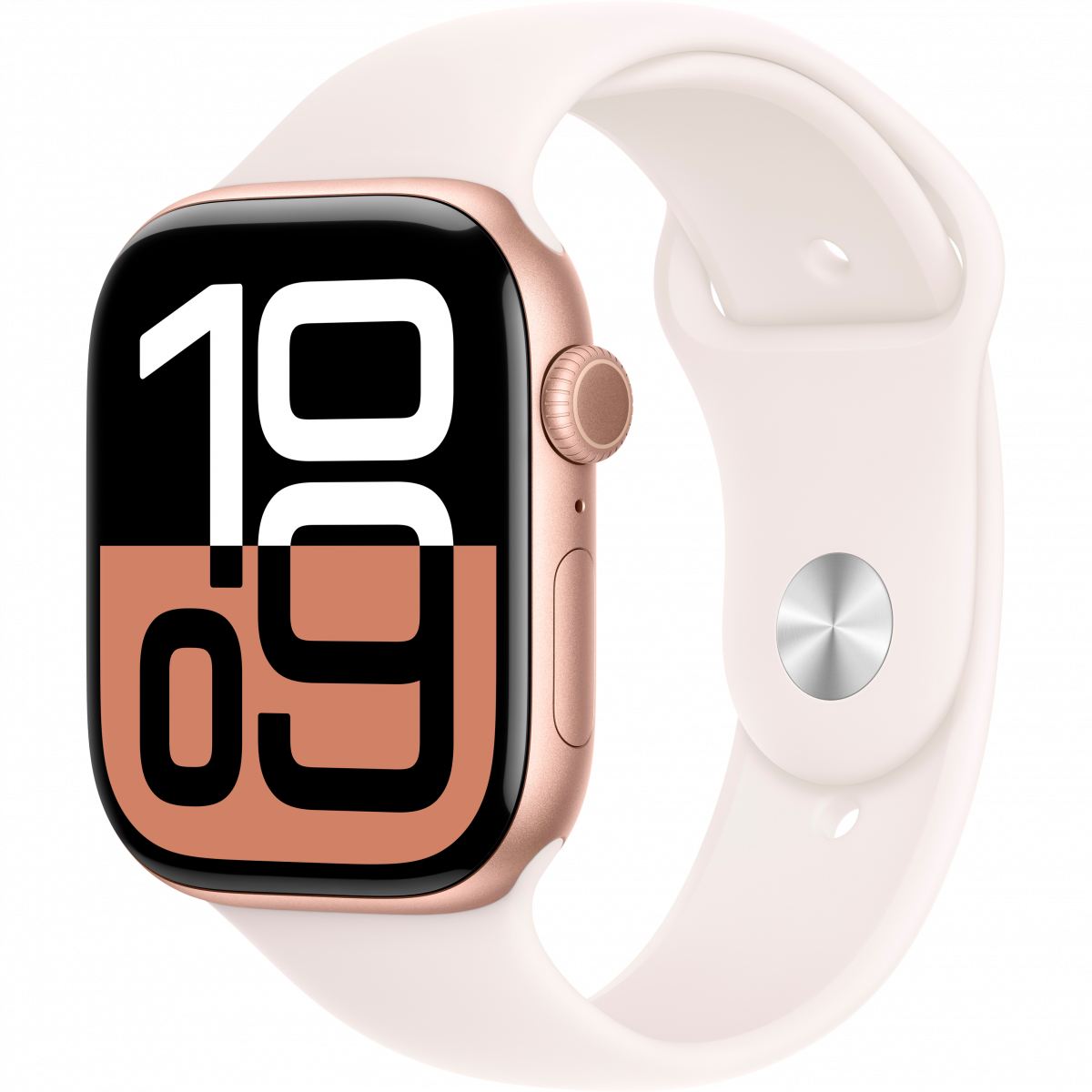 Apple Watch Series 10 GPS + Cellular 46mm Rose Gold Aluminium Case with Light Blush Sport Band - M/L,Model A3003 - Image 5
