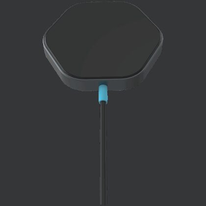 CANYON wireless charger HEXAGON 110 Dark Grey Blue