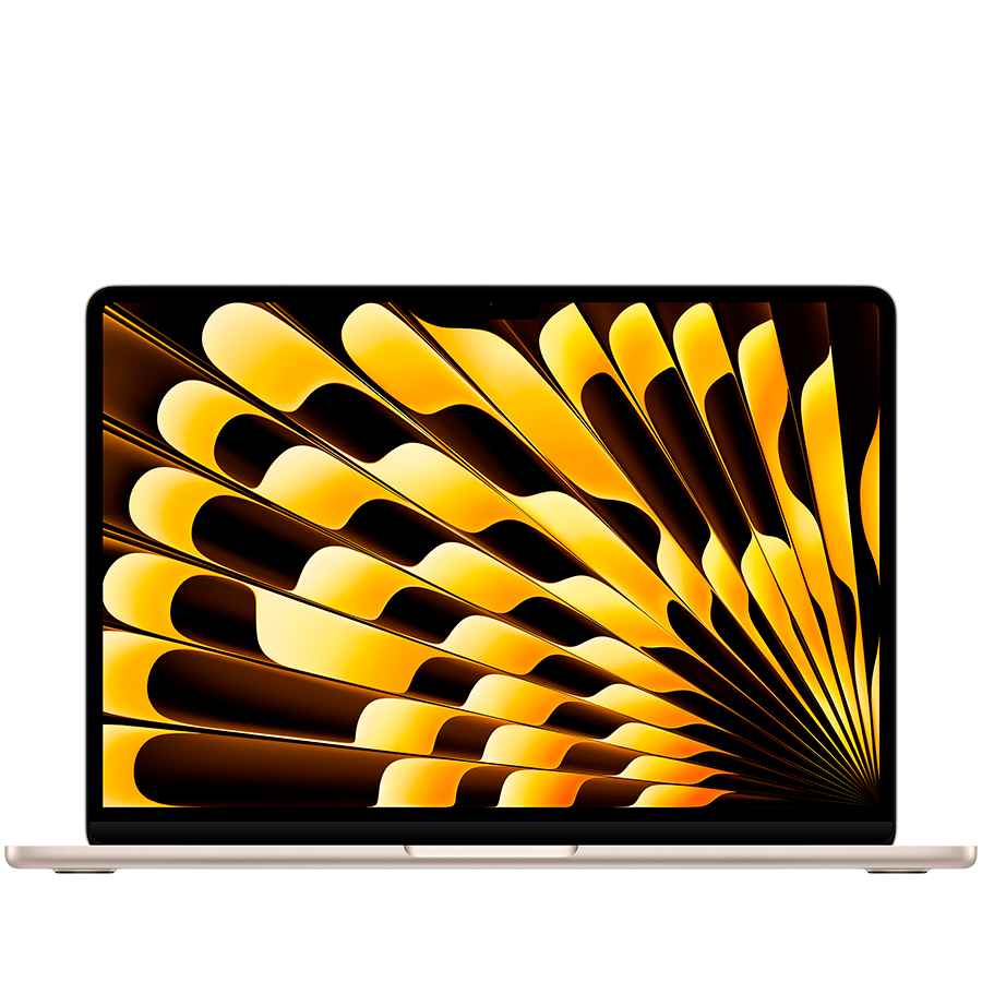 13-inch MacBook Air: Apple M4 chip with 10-core CPU and 10-core GPU, 24GB, 512GB SSD - Starlight,Model A3240