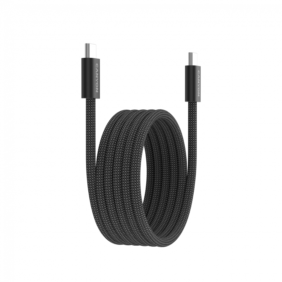 CANYON cable OnWire 60MG C-C 60W Magnet Braided 1m Black - Image 5