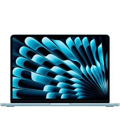 13-inch MacBook Air: Apple M4 chip with 10-core CPU and 10-core GPU, 16GB, 512GB SSD - Sky Blue,Model A3240