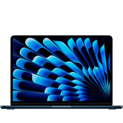 15-inch MacBook Air: Apple M4 chip with 10-core CPU and 10-core GPU, 16GB, 512GB SSD - Midnight,Model A3241