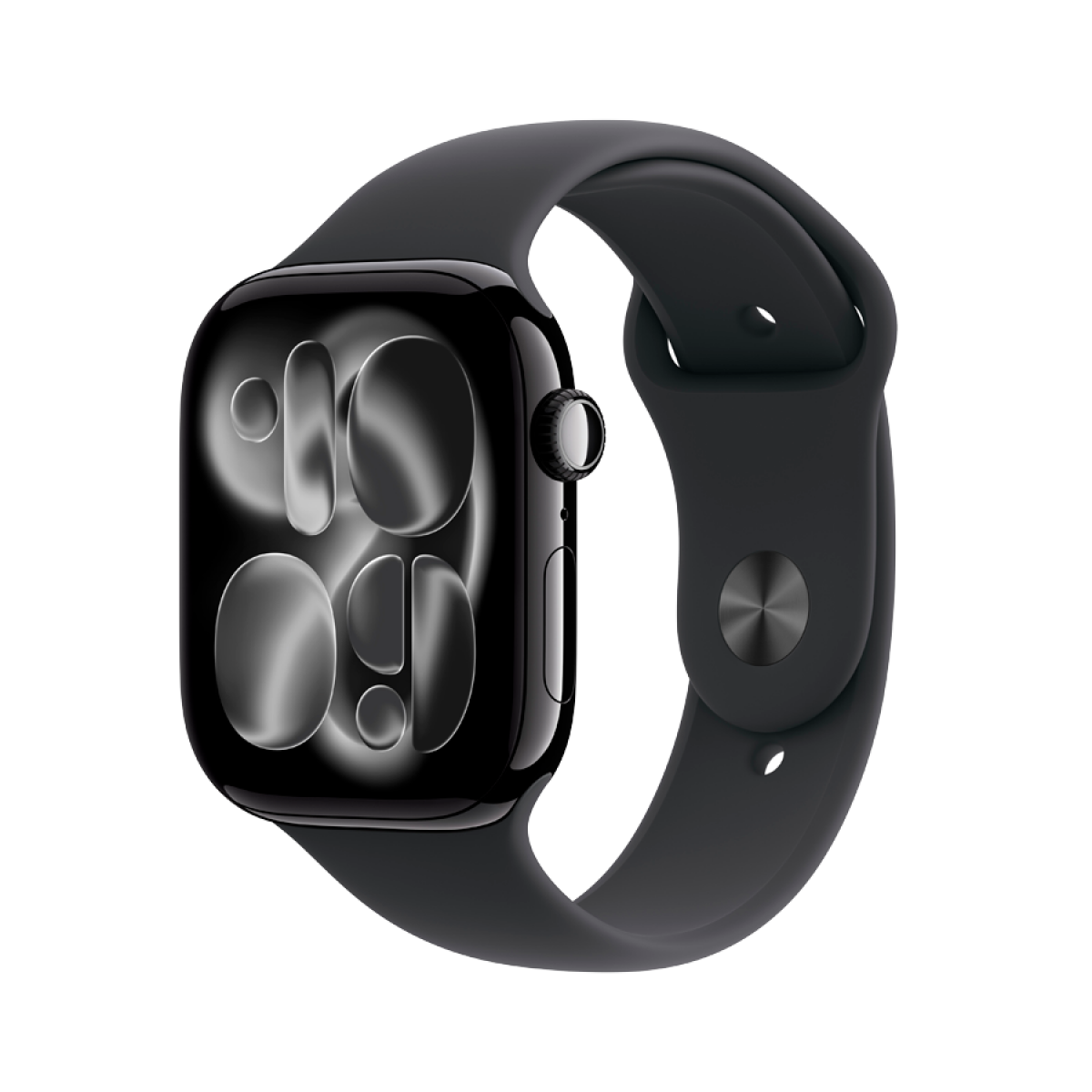 Apple Watch Series 11 GPS 46mm Jet Black Aluminium Case with Black Sport Band - S/M,Model A3333 - Image 5