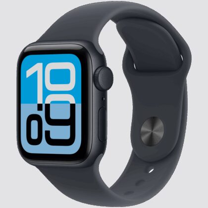 Apple Watch SE 3 GPS 40mm Midnight Aluminium Case with Midnight Sport Band - S/M, Model A3324