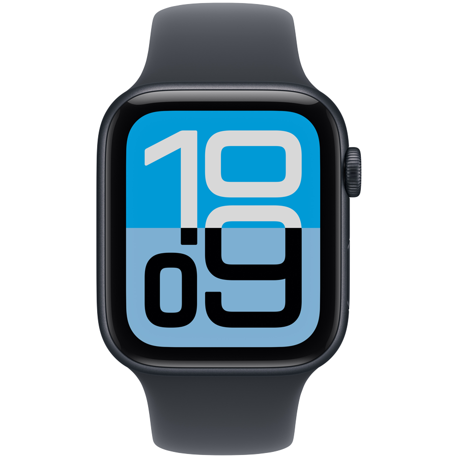 Apple Watch SE 3 GPS 44mm Midnight Aluminium Case with Midnight Sport Band - M/L, Model A3325 - Image 2