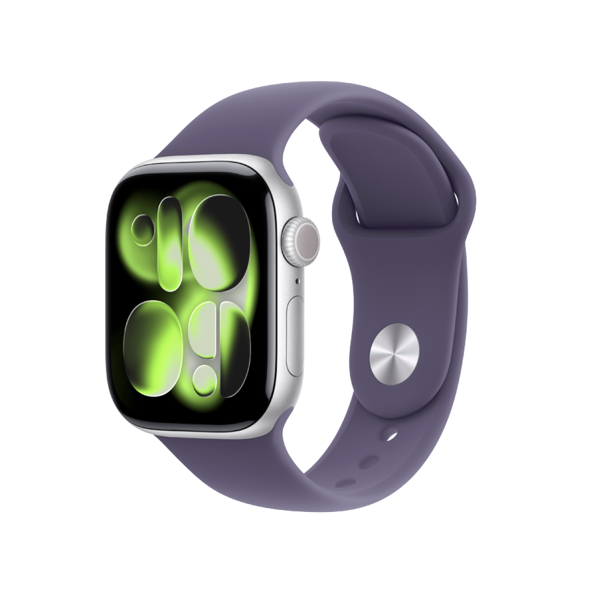 Apple Watch Series 11 GPS + Cellular 42mm Silver Aluminium Case with Purple Fog Sport Band - S/M,Model A3335 - Image 5