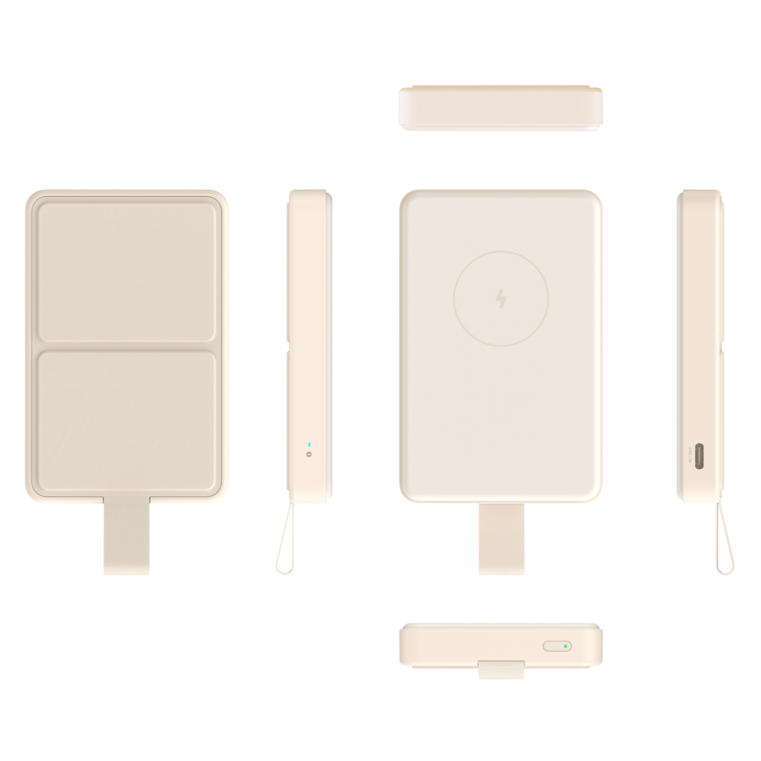 Xiaomi 6000mAh Magnetic Power Bank-Tan - Image 5