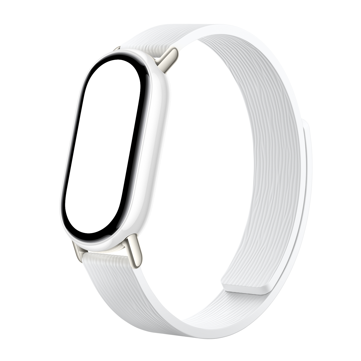 Xiaomi Smart Band 10 Magnetic Kona Leather Strap - Glacier White - Image 2