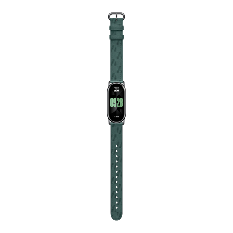 Xiaomi Smart Band 8 Checkered Strap - Green - Image 5