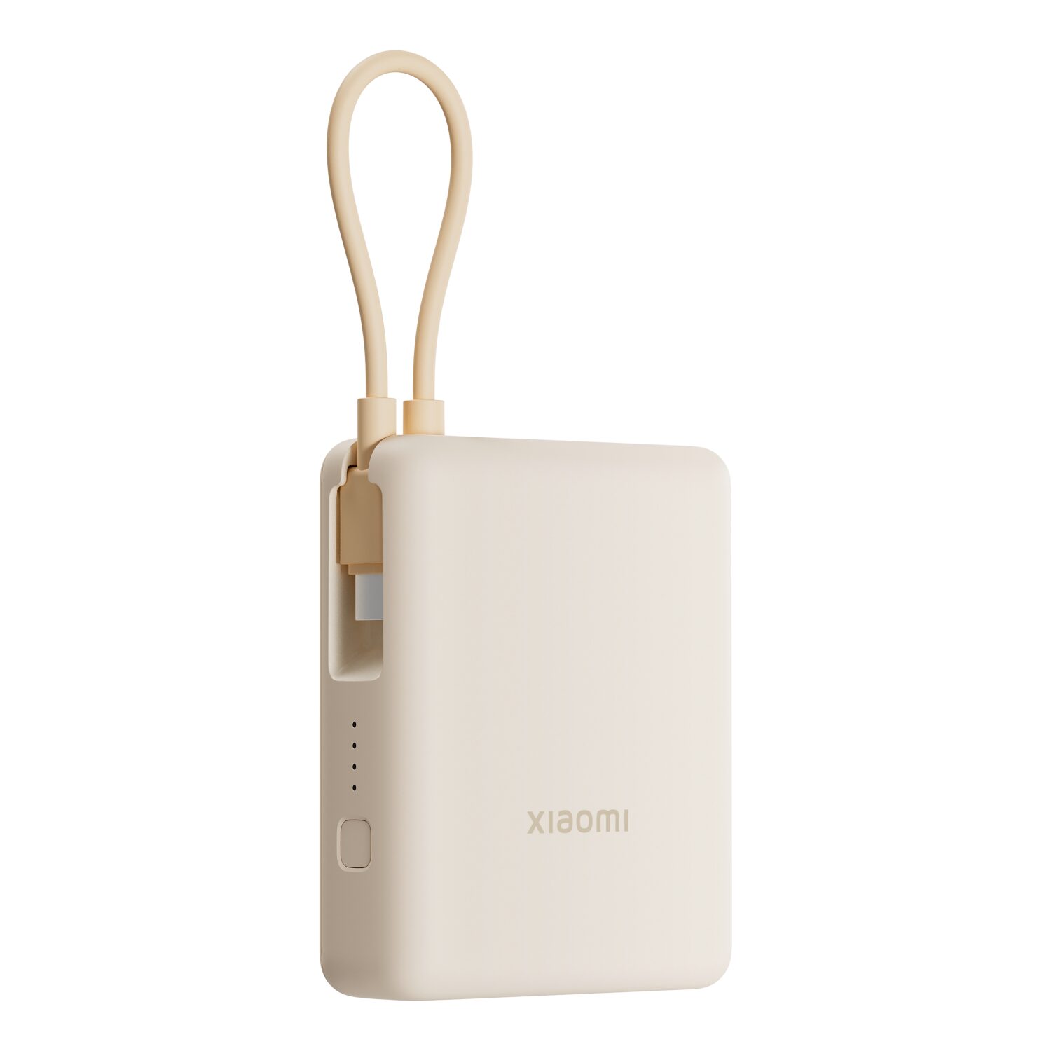 Xiaomi 33W Power Bank 10000 (Integrated Cable) - Tan - Image 3
