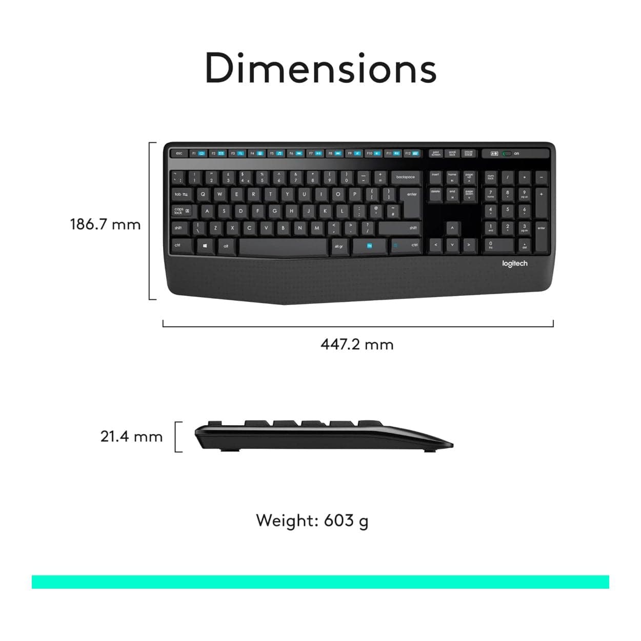 Logitech MK345 Keyboard and Mouse Combo Black 920-006489 - Image 11