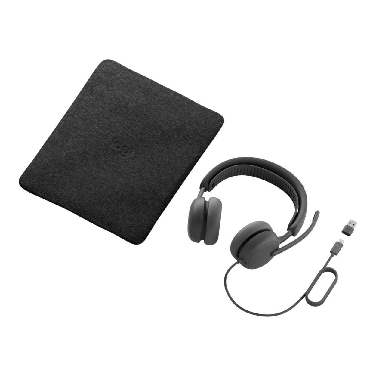 Logitech Zone Wired 2 Hybrid ANC Headset Graphite 981-001622 - Image 5
