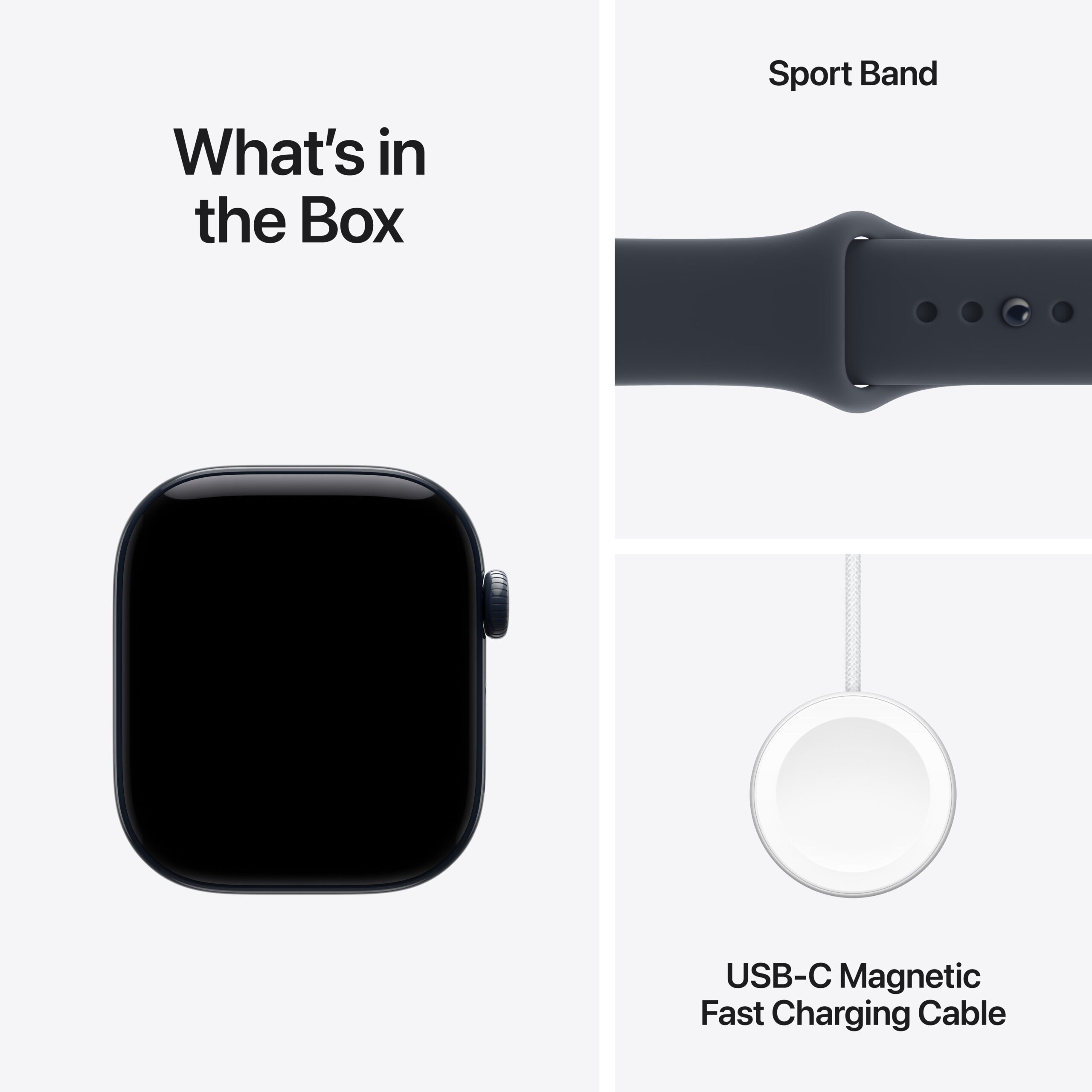 Apple Watch Series 12 GPS + Cellular 42mm Night Blue Ceramic Case with Navy Blue Sport Band - S/M - Image 8