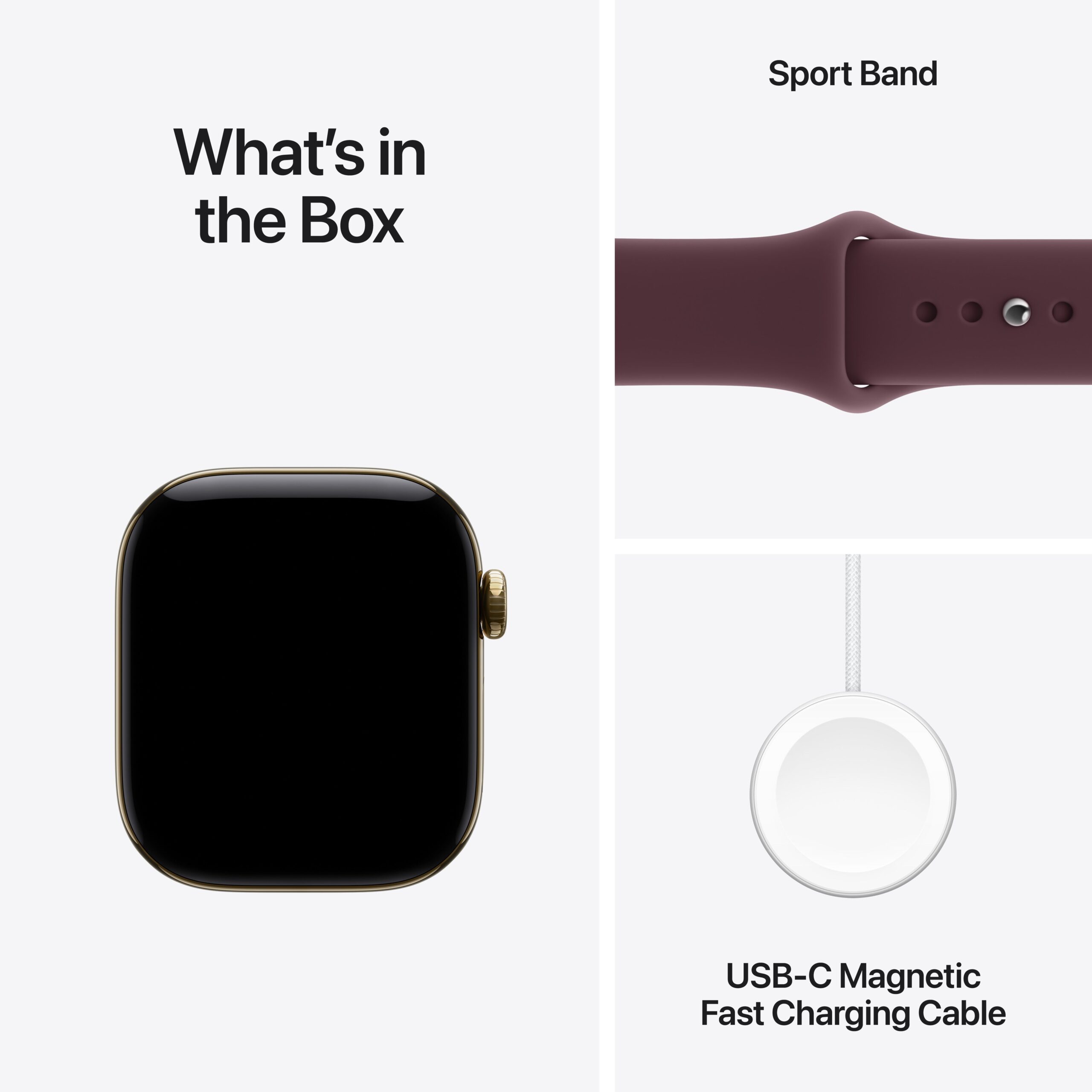 Apple Watch SE 3 GPS 40mm Midnight Aluminium Case with Navy Blue Sport Band - S/M - Image 7