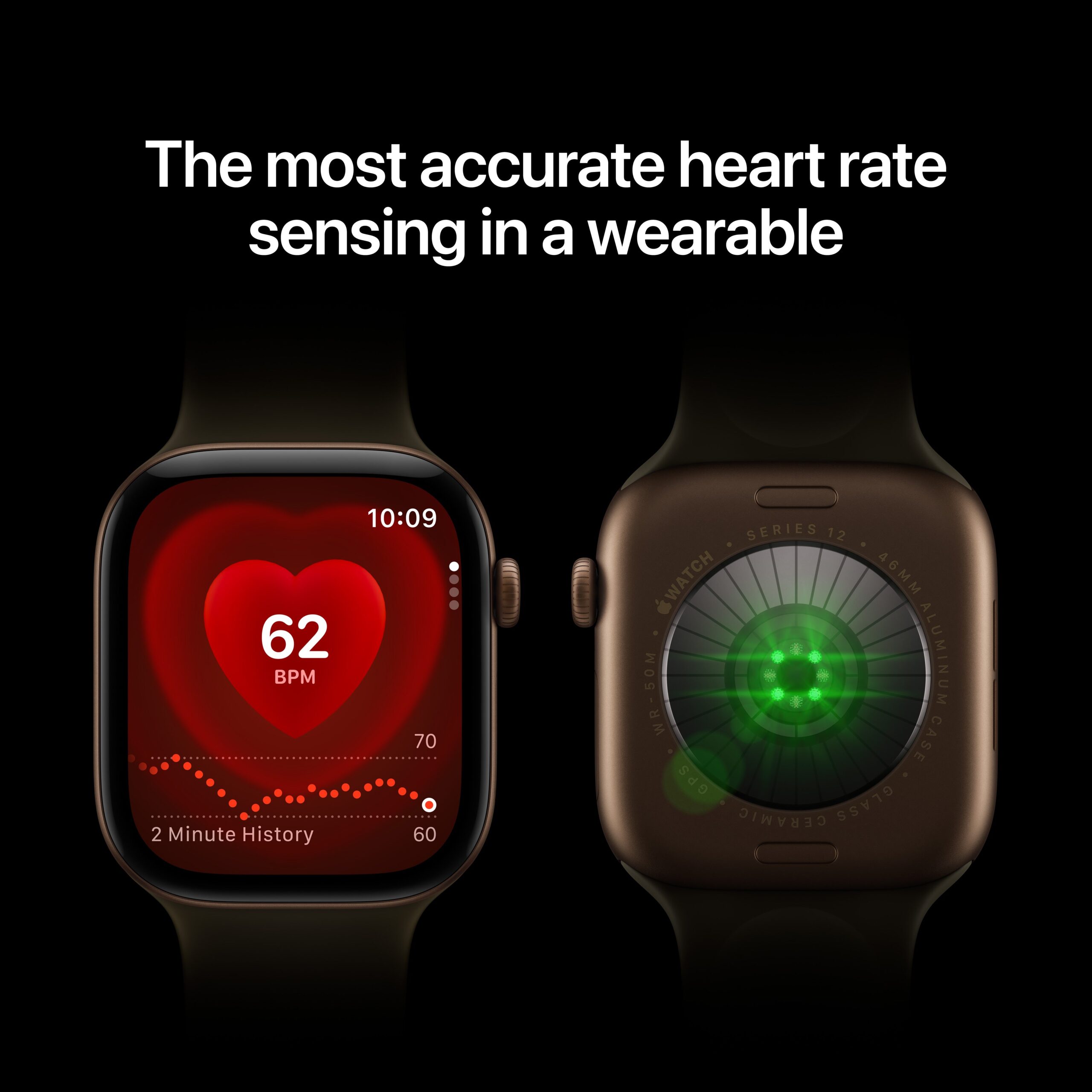 Apple Watch Series 12 GPS 42mm Dark Bronze Aluminium Case with Dark Bronze Milanese Loop - Image 3