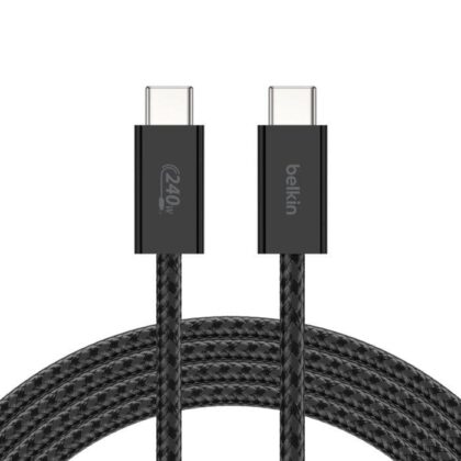 Belkin 240W BoostCharge USB-C to USB-C Cable 2-pack Black BBD009HQ05BK2PK