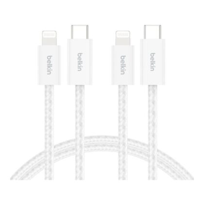 Belkin BoostCharge Type-C to Lightning USB Cable 1.5m White BBD011HQ05WH2PK