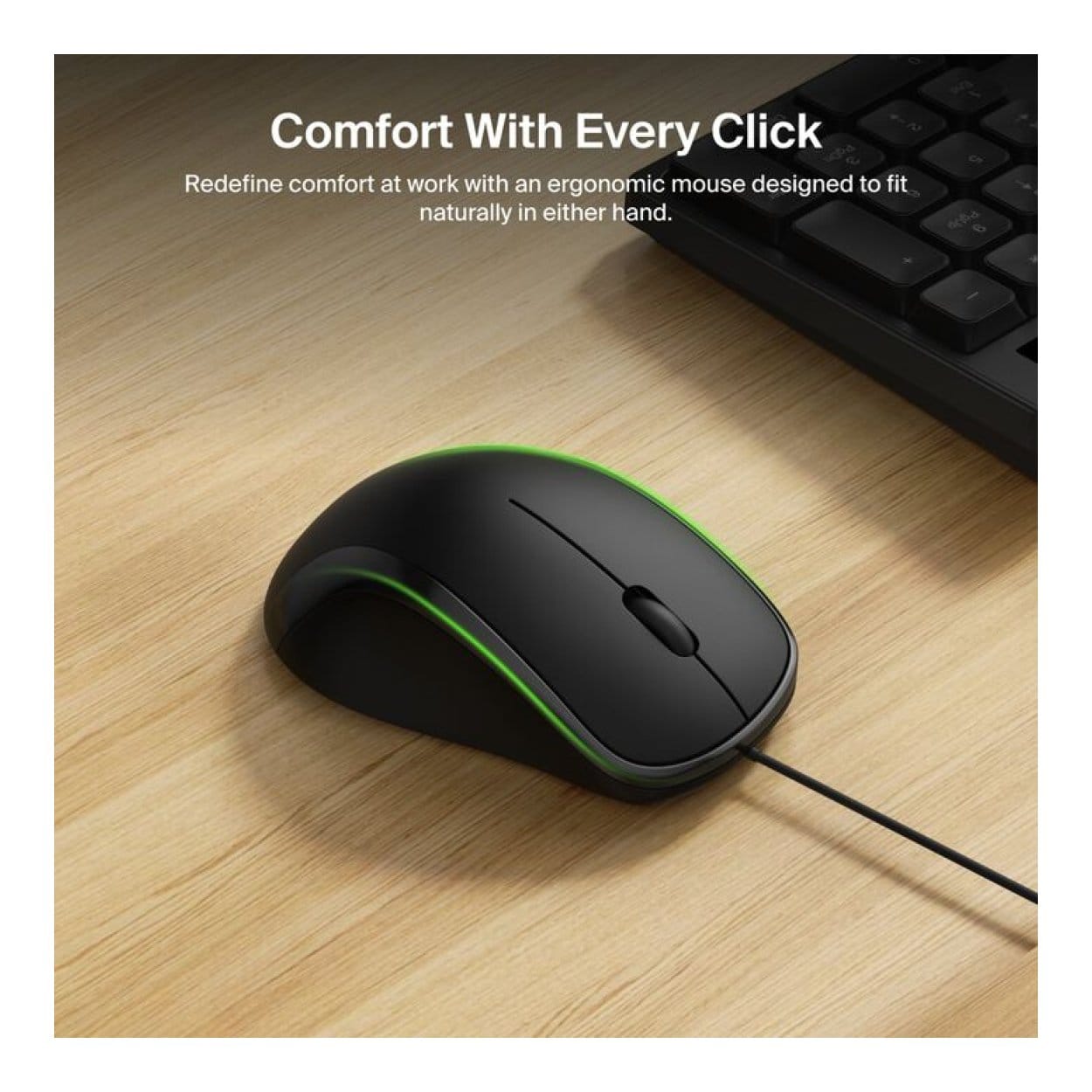 Belkin Connect Wired Keyboard and Mouse Combo Black BBZ014TT - Image 6