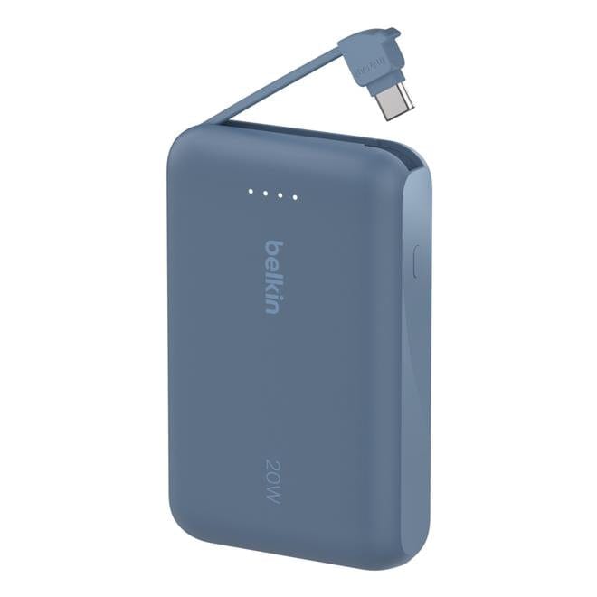 Belkin BoostCharge 10 000 mAh with USB-C Cable and Port Power Bank Blue BPB021HQBL - Image 6