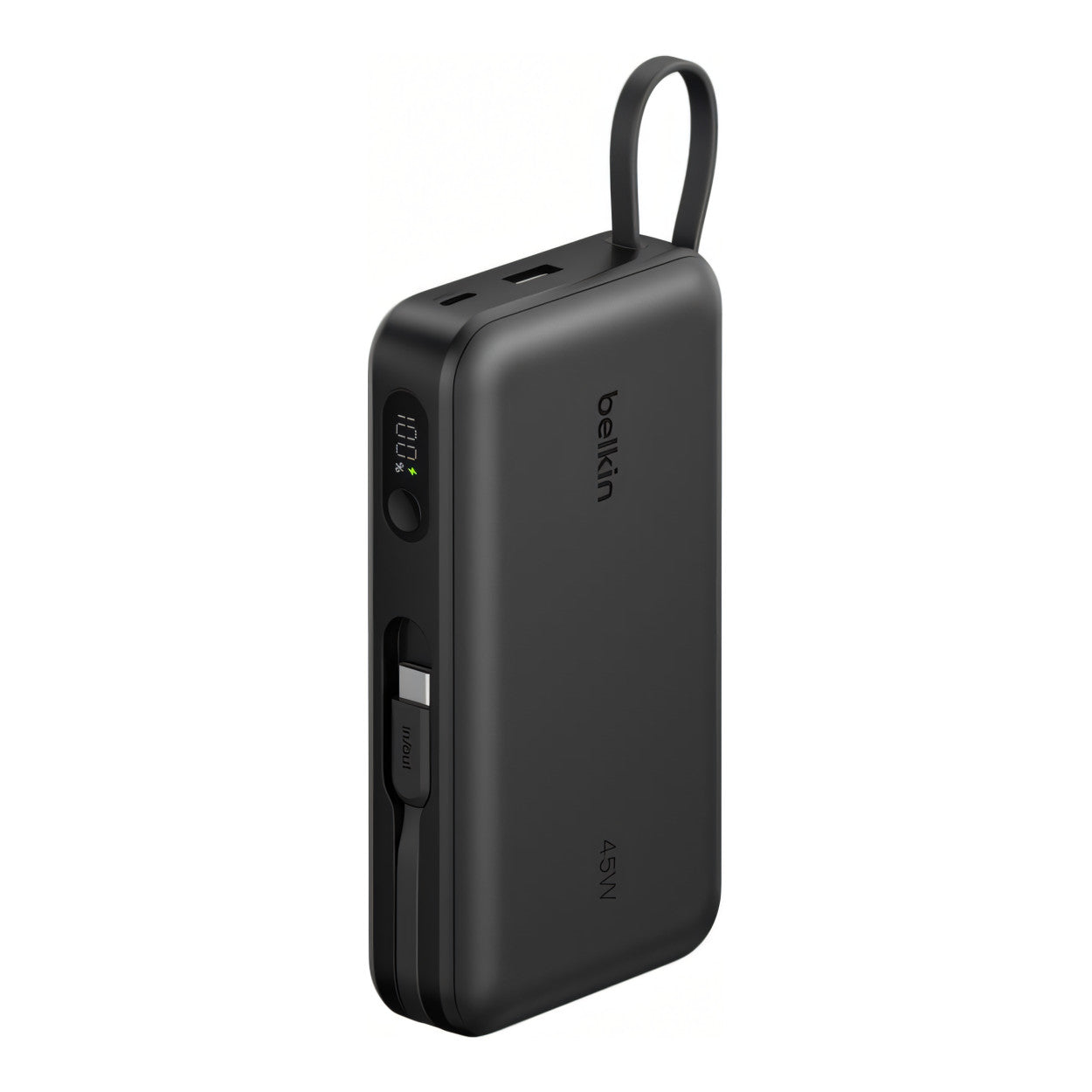 Belkin UltraCharge 20,000mAh 45W Power Bank with Integrated Cable and Display - Black BPB036HQBK - Image 3