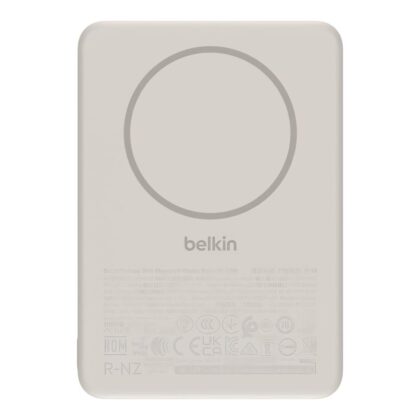 Belkin BoostCharge 5000mAh Slim Magnetic Power Bank - Sand BPD020HQSA