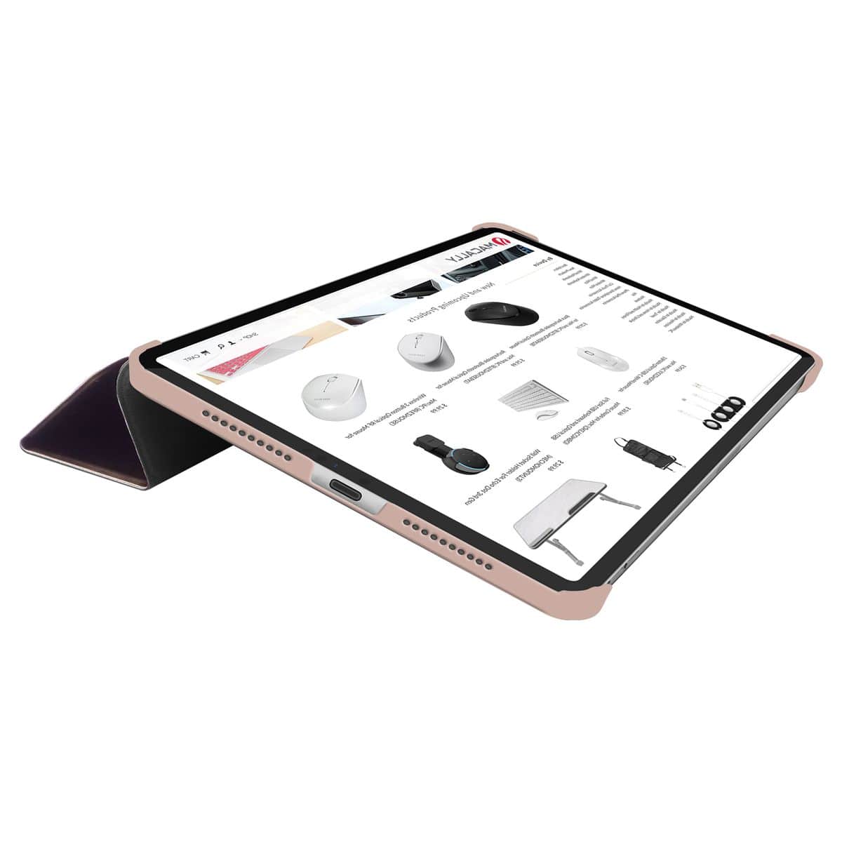 Macally Case/Stand/Pen for Apple iPad Mini 6th Generation (2021/2022) - Rose BSTANDM6-RS - Image 4