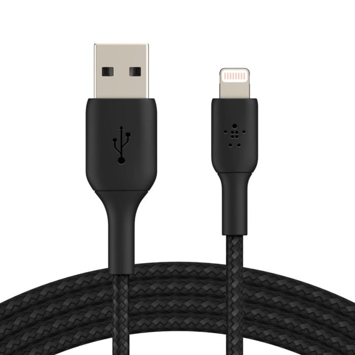 Belkin BoostCharge Pro Flex 3m USB-A Cable with Lightning Connector Black CAA010BT3MBK - Image 3