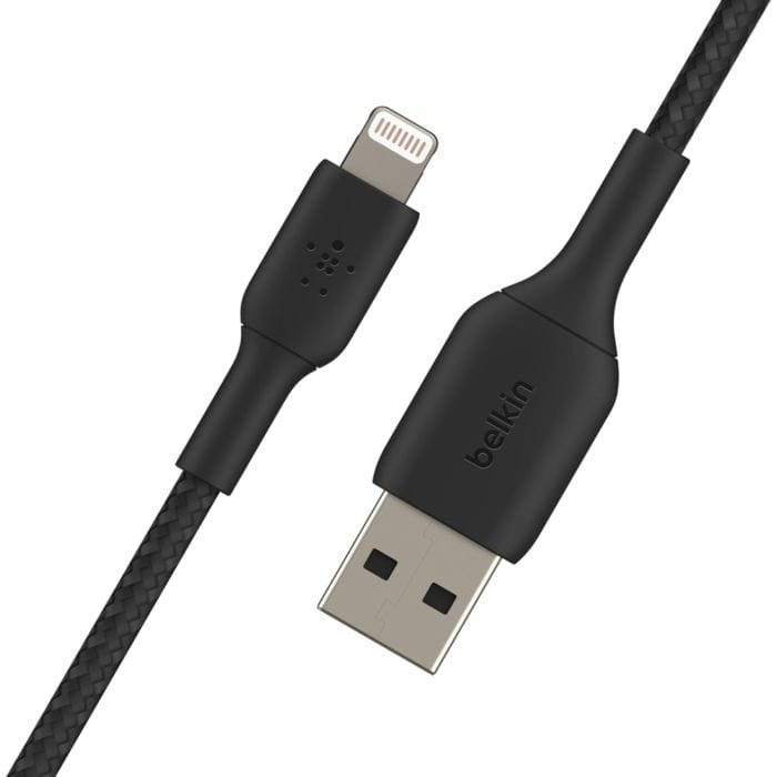 Belkin BoostCharge Pro Flex 3m USB-A Cable with Lightning Connector Black CAA010BT3MBK - Image 4