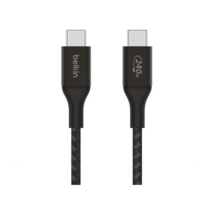 Belkin BoostCharge Type-C Male to Male USB Braided Cable 2m Black CAB015bt2MBK