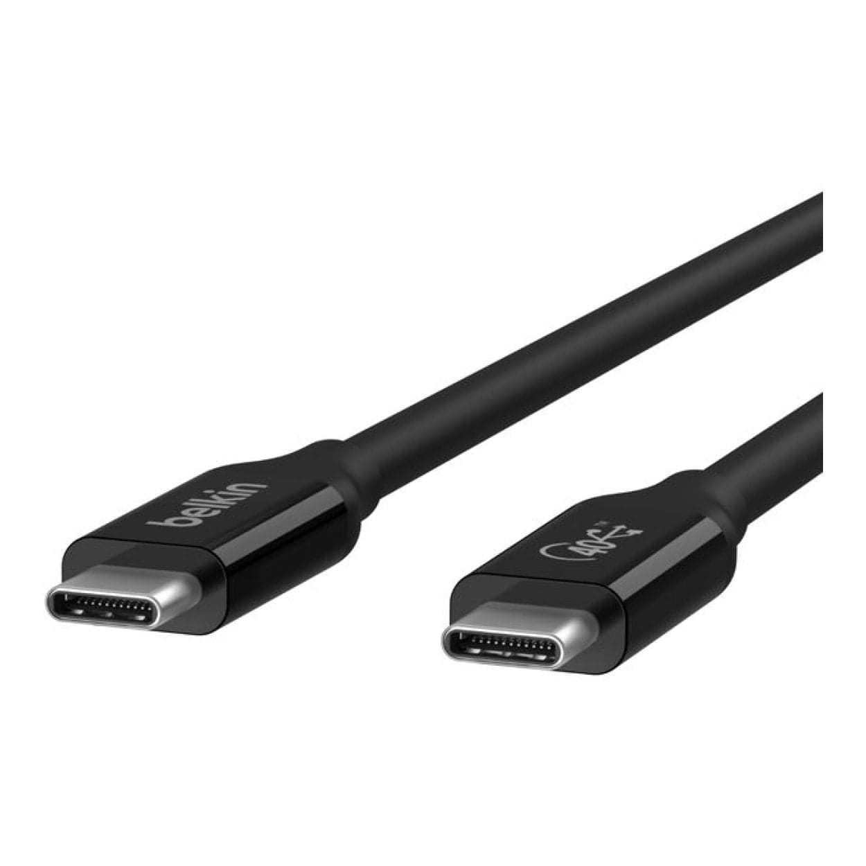 Belkin Type-C Male to Male USB4 Cable 0.8m Black INZ001BT0.8MBK - Image 3