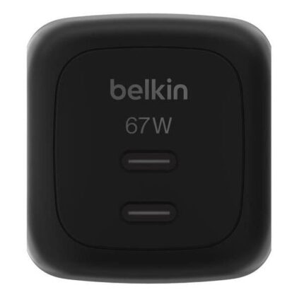 Belkin 67W Universal Indoor AC Fast Charging Wall Charger Black WCH020kqBK