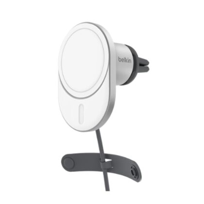 Belkin BoostCharge Pro 15W Magnetic Wireless Car Charger with Qi2 WIC008BTGR-V2